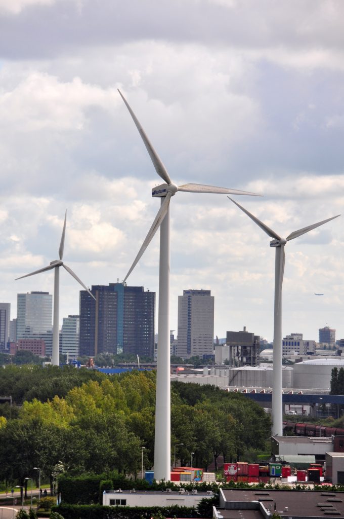Photo: Wind mills, Amsterdam, The Netherlands
